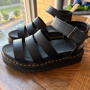 Dr. Martens Black Sandals